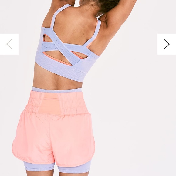 Free People Movement The Way Home Shorts Papaya Punch - Picture 4 of 7